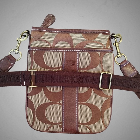 Coach Signature Crossbody Bag - Picture 2 of 14